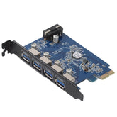 ORICO PVU3-4P 4 Ports USB3.0 PCI Express Karte für Desktop, 4 Ports USB3.0