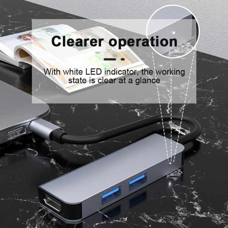 2011N 3 In 1 USB 3.0 x2 + HDMI Multi-function Type-C / USB-C HUB Docking Station, 2011N USB 3.0 x2 + HDMI 2011N 3 In 1 USB 3.0 x2 + HDMI Multi-function Type-C / USB-C HUB Docking Station, 2011N USB 3.0 x2 + HDMI