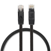 0.5m CAT6 Ultra-thin Flat Ethernet Network LAN Cable, Patch Lead RJ45, Length: 0.5m