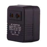 110 V auf 220 V 50 W AC-Steckdosenadapter, EU/US-Stecker auf US-Stecker, 110 V auf 220 V 50 W.