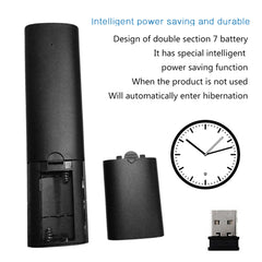 Mando a distancia universal somatosensorial Q5 2,4 G RF 3D cepillado