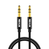 REXLIS 3629 3.5mm Male to Male Car Stereo Gold-plated Jack AUX Audio Cable for 3.5mm AUX Standard Digital Devices, Length: 1m, Length: 1m