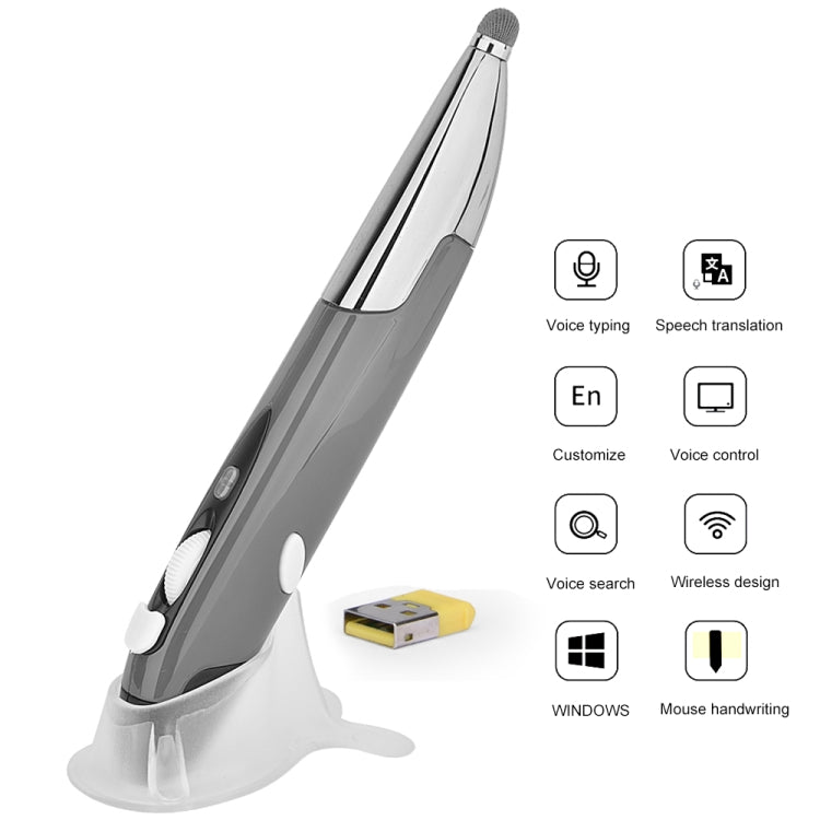 PR-06S 4-keys Smart Wireless Optical Mouse with Stylus Pen Function, Support Voice Operation / Translation, Support Voice Operation / Translation Grey, Support Voice Operation / Translation Blue, Support Voice Operation / Translation Red PR-06S 4-keys Smart Wireless Optical Mouse with Stylus Pen Function, Support Voice Operation / Translation, Support Voice Operation / Translation Grey, Support Voice Operation / Translation Blue, Support Voice Operation / Translation Red