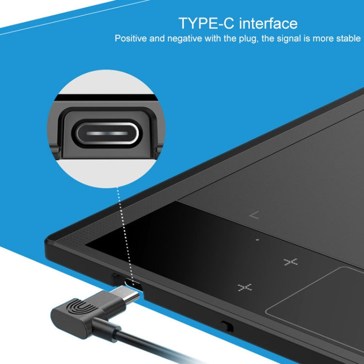 VEIKK A30 10x6 inch 5080 LPI Smart Touch Electronic Graphic Tablet, with Type-c Interface, A30 VEIKK A30 10x6 inch 5080 LPI Smart Touch Electronic Graphic Tablet, with Type-c Interface, A30