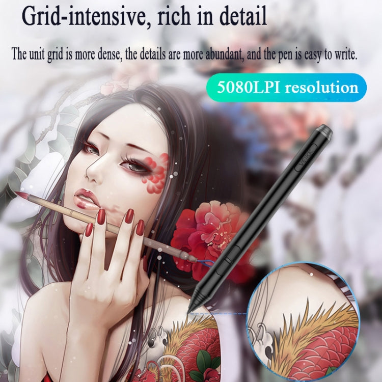 VEIKK A50 10x6 inch 5080 LPI Smart Touch Electronic Graphic Tablet, with Type-c Interface, A50 VEIKK A50 10x6 inch 5080 LPI Smart Touch Electronic Graphic Tablet, with Type-c Interface, A50