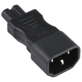 C7 to C14 AC Power Plug Adapter Converter Socket, C7 to C14