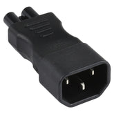 C5 to C14 AC Power Plug Adapter Converter Socket, C5 to C14