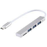 Adaptador T-818 TF + 3 x USB 3.0 a USB-C/HUB Tipo-C