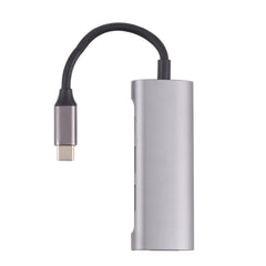 T-811 4 in 1 USB-C / Type-C to 3 USB 3.0 + USB-C / Type-C Ports HUB Docking Station, T-811