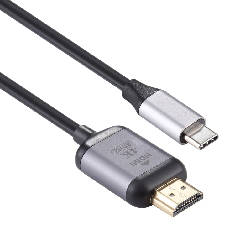 4K 60Hz Type-C / USB-C Male to HDMI Male Adapter Cable, Length: 1.8m, HDMI Male 4K 60Hz Type-C / USB-C Male to HDMI Male Adapter Cable, Length: 1.8m, HDMI Male