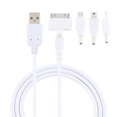 5 in 1 Multi-function Data Cable with 4 Adapters, Suitable for Mico USB / HDMI / Nokia 2.0 / iPhone 4, 5 in 1
