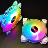 COOLMOON RGB Cooling Fan120mm PWM 6PIN S1 ARGB Fans, CM-S1