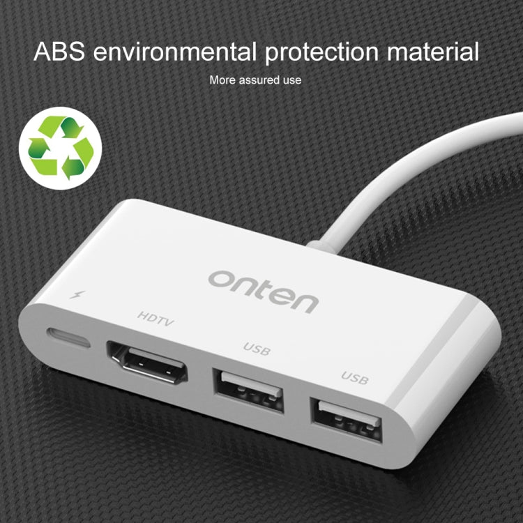 75216 4 in 1 8 Pin to HDMI + 8 Pin Charging + 2 USB Ports HD Video Converter, 75216 75216 4 in 1 8 Pin to HDMI + 8 Pin Charging + 2 USB Ports HD Video Converter, 75216