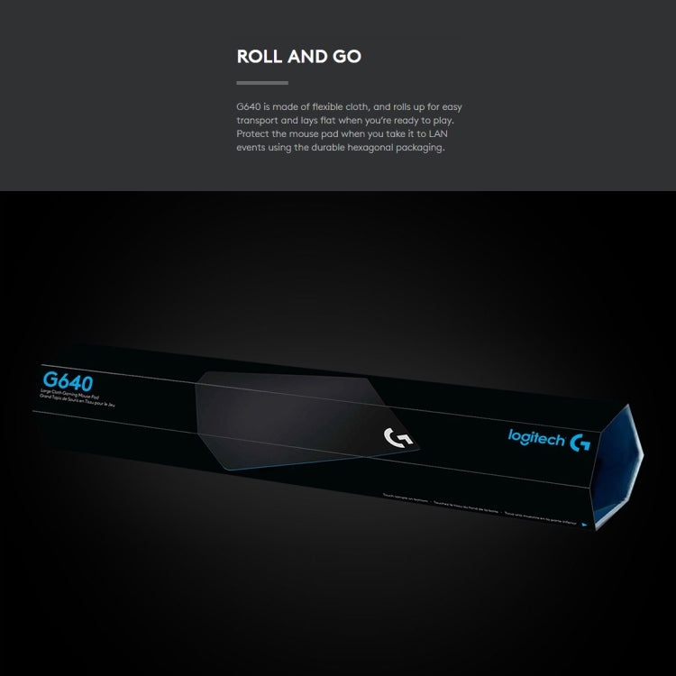 Logitech G640 Cloth Soft E-sport Gaming Mouse Pad, Size: 46 x 40cm, G640 Cloth Soft Logitech G640 Cloth Soft E-sport Gaming Mouse Pad, Size: 46 x 40cm, G640 Cloth Soft
