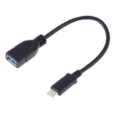 USB-C 3.1 / Type-C Male to USB 3.0 Female OTG Adapter Cable, Length: 20cm