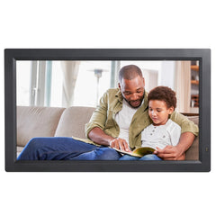 21.5 inch LED Display Digital Photo Frame with Holder & Remote Control, US Plug