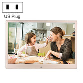 HSD1303 13.3 inch LED 1280x800 High Resolution Display Digital Photo Frame with Holder and Remote Control, Support SD / MMC / MS Card / USB Port, UK Plug(Gold), HSD1303 13.3 inch