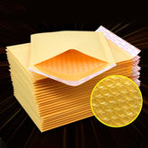 200pcs Kraft Paper Envelope Bag Express Bubble Bag Packaging Bag, Size: 19x28+4cm