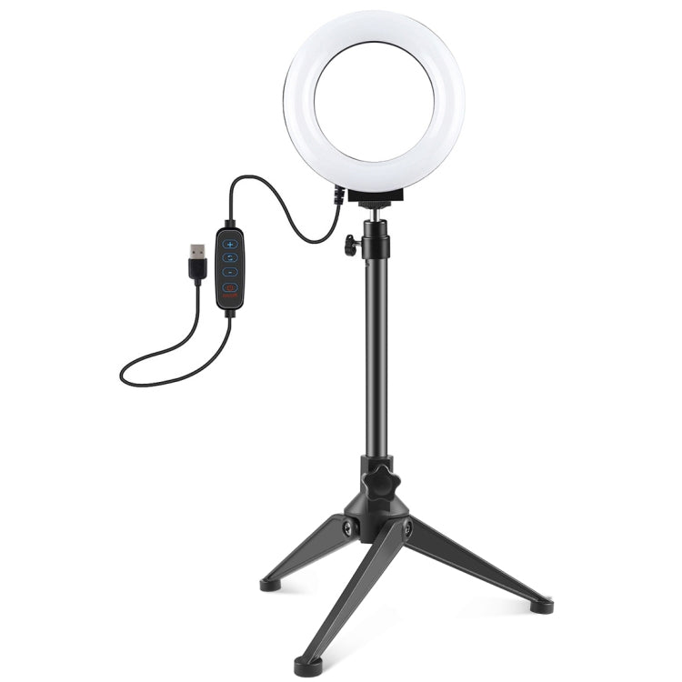 PULUZ 4.7 inch 12cm USB 3 Modes Dimmable LED Ring Vlogging Photography Video Lights + Desktop Tripod Holder with Cold Shoe Tripod Ball Head PULUZ 4.7 inch 12cm USB 3 Modes Dimmable LED Ring Vlogging Photography Video Lights + Desktop Tripod Holder with Cold Shoe Tripod Ball Head