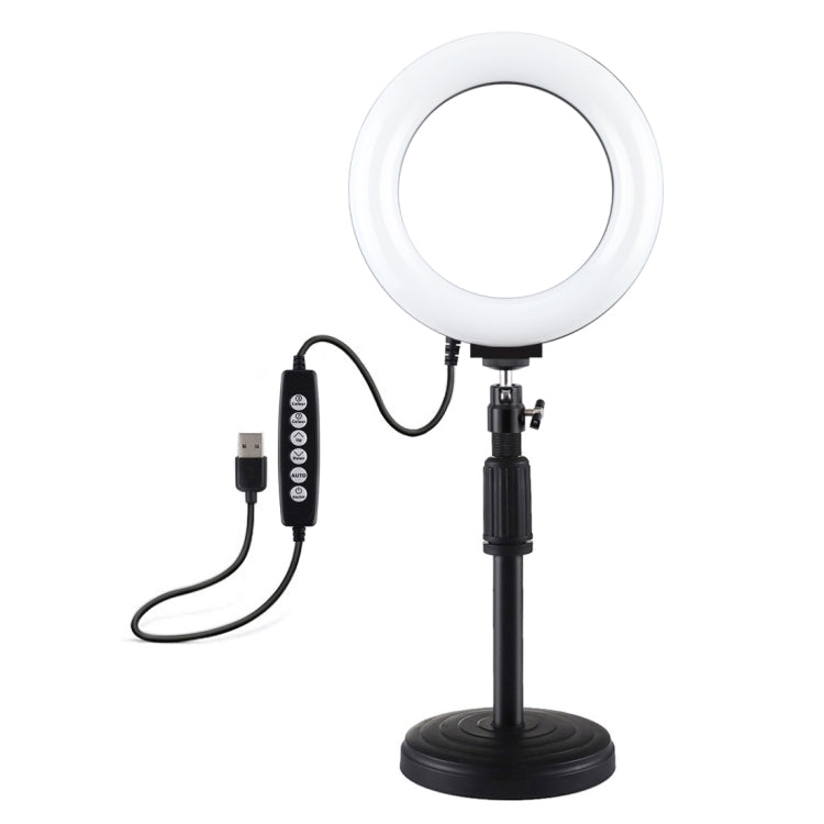 PULUZ 6.2 inch 16cm USB 10 Modes 8 Colors RGBW Dimmable LED Ring Vlogging Photography Video Lights + Round Base Desktop Mount with Cold Shoe Tripod Ball Head, 6.2 inch RGBW+Desktop Mount PULUZ 6.2 inch 16cm USB 10 Modes 8 Colors RGBW Dimmable LED Ring Vlogging Photography Video Lights + Round Base Desktop Mount with Cold Shoe Tripod Ball Head, 6.2 inch RGBW+Desktop Mount