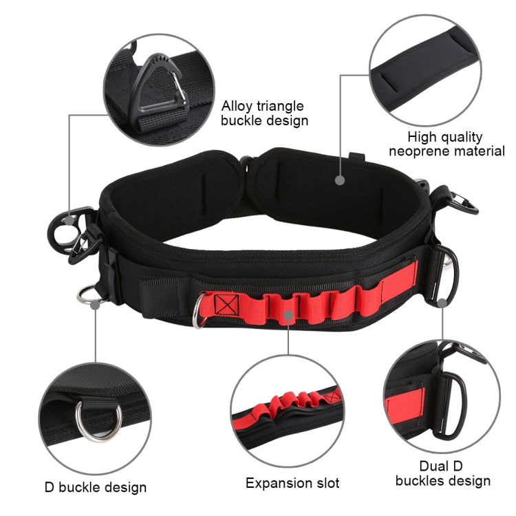 PULUZ 2 in 1 Multi-functional Bundle Waistband Strap + Double Shoulders Strap Kits with Hook for SLR / DSLR Cameras PULUZ 2 in 1 Multi-functional Bundle Waistband Strap + Double Shoulders Strap Kits with Hook for SLR / DSLR Cameras