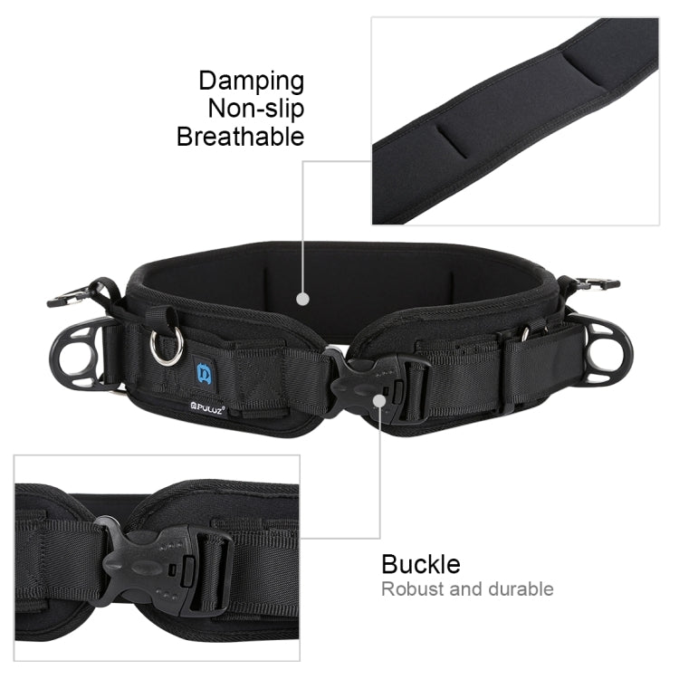PULUZ 3 in 1 Multi-functional Bundle Waistband Strap + Double Shoulders Strap + Capture Camera Clip Kits with Hook for SLR / DSLR Cameras, Waistband Strap Kits PULUZ 3 in 1 Multi-functional Bundle Waistband Strap + Double Shoulders Strap + Capture Camera Clip Kits with Hook for SLR / DSLR Cameras, Waistband Strap Kits