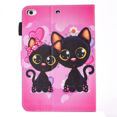 Funda de cuero con tapa horizontal con patrón de pintura para iPad Air / iPad Air 2 con soporte, billetera, ranuras para tarjetas y ranura para bolígrafo, para iPad Air / iPad Air 2, iPad Air / iPad Air 2