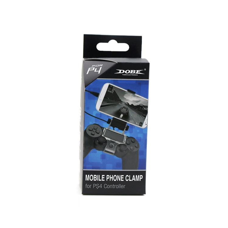 DOBE TP4-016 Smartphone OTG Clamp Holder for Sony PS4 Game Controller, Suitable for Up to 6 inch Phones, TP4-016 DOBE TP4-016 Smartphone OTG Clamp Holder for Sony PS4 Game Controller, Suitable for Up to 6 inch Phones, TP4-016