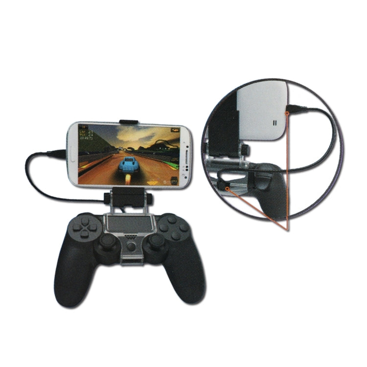 DOBE TP4-016 Smartphone OTG Clamp Holder for Sony PS4 Game Controller, Suitable for Up to 6 inch Phones, TP4-016 DOBE TP4-016 Smartphone OTG Clamp Holder for Sony PS4 Game Controller, Suitable for Up to 6 inch Phones, TP4-016