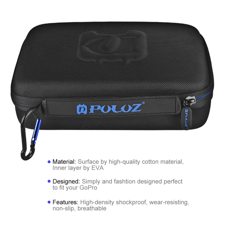PULUZ Waterproof Carrying and Travel Case for for GoPro, Insta360, DJI and Other Action Cameras Accessories, Medium Size: 23cm x 17cm x 7cm, For GoPro, Size: 23cm x 17cm x 7cm PULUZ Waterproof Carrying and Travel Case for for GoPro, Insta360, DJI and Other Action Cameras Accessories, Medium Size: 23cm x 17cm x 7cm, For GoPro, Size: 23cm x 17cm x 7cm