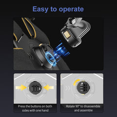 Cinturón de arnés con correa para el pecho de liberación rápida magnética PULUZ, correa para el pecho