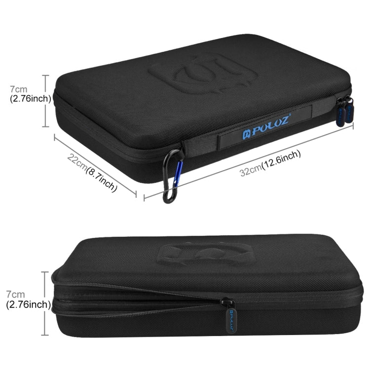 Estuche de viaje y transporte impermeable PULUZ para GoPro, Insta360, DJI y otros accesorios para cámaras de acción, tamaño grande: 32 cm x 22 cm x 7 cm, para GoPro, tamaño grande: 32 cm x 22 cm x 7 cm Estuche de viaje y transporte impermeable PULUZ para GoPro, Insta360, DJI y otros accesorios para cámaras de acción, tamaño grande: 32 cm x 22 cm x 7 cm, para GoPro, tamaño grande: 32 cm x 22 cm x 7 cm