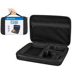 Estuche de viaje y transporte impermeable PULUZ para GoPro, Insta360, DJI y otros accesorios para cámaras de acción, tamaño grande: 32 cm x 22 cm x 7 cm, para GoPro, tamaño grande: 32 cm x 22 cm x 7 cm