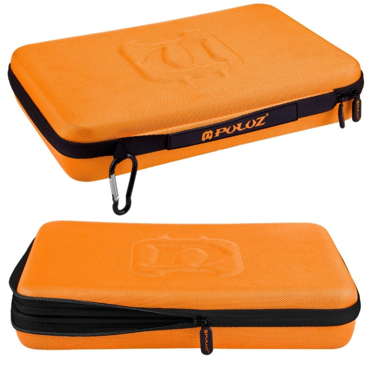 PULUZ Waterproof Carrying and Travel Case for for GoPro, Insta360, DJI and Other Action Cameras Accessories, Large Size: 32cm x 22cm x 7cm, For GoPro,Size: 32cm x 22cm x 7cm Orange PULUZ Waterproof Carrying and Travel Case for for GoPro, Insta360, DJI and Other Action Cameras Accessories, Large Size: 32cm x 22cm x 7cm, For GoPro,Size: 32cm x 22cm x 7cm Orange