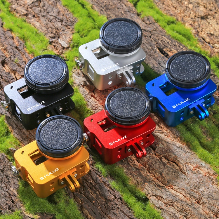 PULUZ Housing Shell CNC Aluminum Alloy Protective Cage with Insurance Frame & 52mm UV Lens for GoPro HERO(2018) /7 Black /6 /5, For HERO6 /5 Pull Frame US Stock, For HERO6 /5 Pull Frame, For HERO5 Pull Frame PULUZ Housing Shell CNC Aluminum Alloy Protective Cage with Insurance Frame & 52mm UV Lens for GoPro HERO(2018) /7 Black /6 /5, For HERO6 /5 Pull Frame US Stock, For HERO6 /5 Pull Frame, For HERO5 Pull Frame