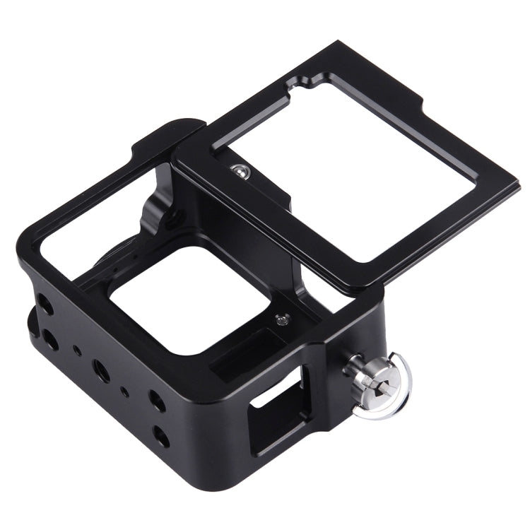 PULUZ Housing Shell CNC Aluminum Alloy Protective Cage with Insurance Frame & 52mm UV Lens for GoPro HERO(2018) /7 Black /6 /5, For HERO6 /5 Pull Frame US Stock, For HERO6 /5 Pull Frame, For HERO5 Pull Frame PULUZ Housing Shell CNC Aluminum Alloy Protective Cage with Insurance Frame & 52mm UV Lens for GoPro HERO(2018) /7 Black /6 /5, For HERO6 /5 Pull Frame US Stock, For HERO6 /5 Pull Frame, For HERO5 Pull Frame