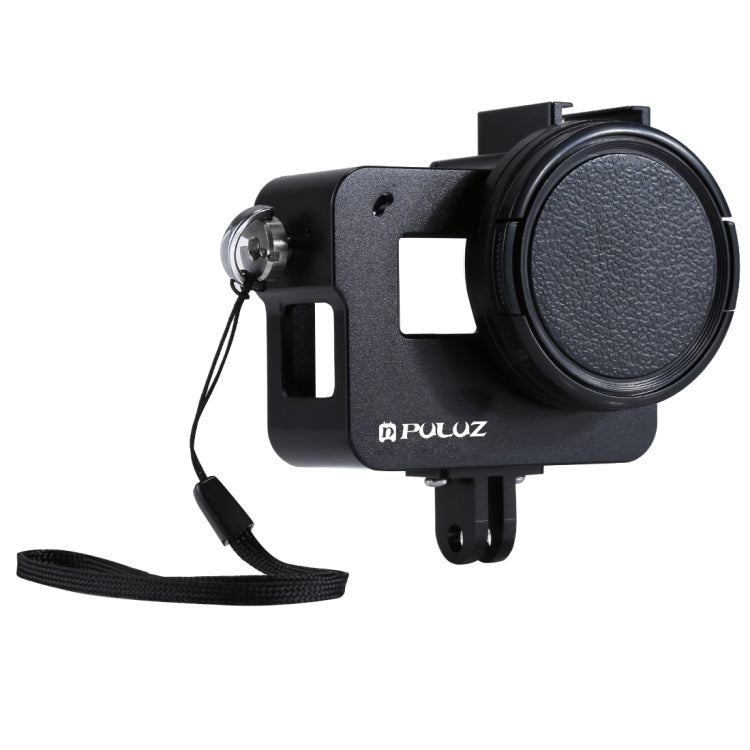 PULUZ Housing Shell CNC Aluminum Alloy Protective Cage with Insurance Frame & 52mm UV Lens for GoPro HERO(2018) /7 Black /6 /5, For HERO6 /5 Pull Frame US Stock, For HERO6 /5 Pull Frame, For HERO5 Pull Frame PULUZ Housing Shell CNC Aluminum Alloy Protective Cage with Insurance Frame & 52mm UV Lens for GoPro HERO(2018) /7 Black /6 /5, For HERO6 /5 Pull Frame US Stock, For HERO6 /5 Pull Frame, For HERO5 Pull Frame