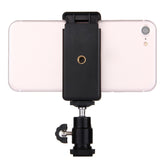 PULUZ 1/4 inch Hot Shoe Tripod Head + Tripod Stand Clamp for iPhone, Samsung, Huawei, HTC, 5.5cm - 8cm Width Smartphones