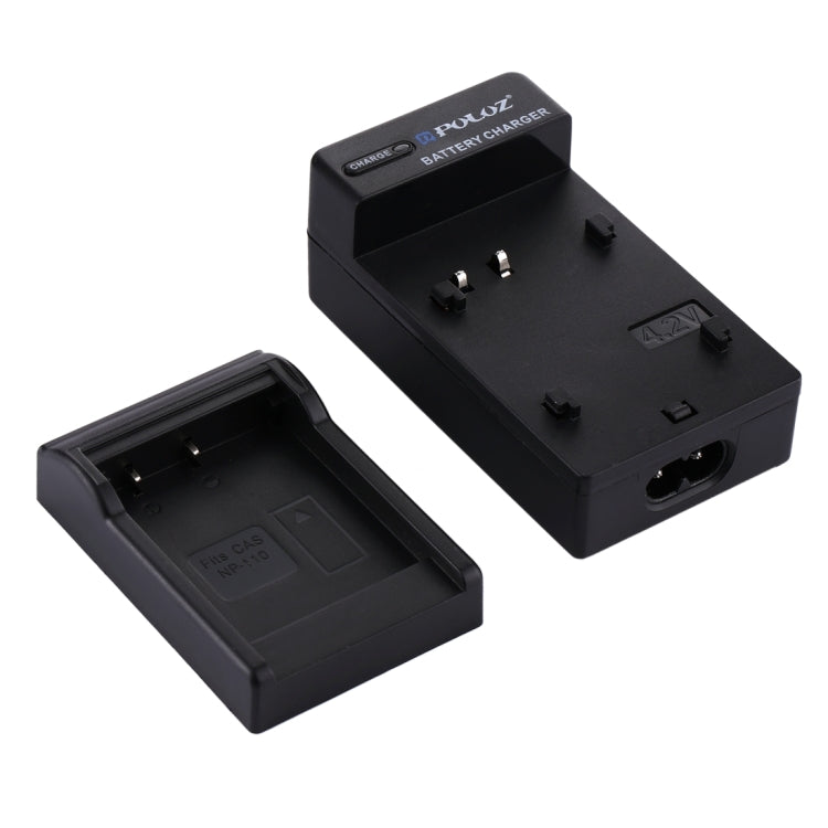 PULUZ EU Plug Battery Charger with Cable for Casio NP-110 Battery, NP-110 EU Plug PULUZ EU Plug Battery Charger with Cable for Casio NP-110 Battery, NP-110 EU Plug