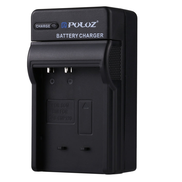 PULUZ EU Plug Battery Charger with Cable for Casio CNP120 Battery, CNP120 EU Plug PULUZ EU Plug Battery Charger with Cable for Casio CNP120 Battery, CNP120 EU Plug