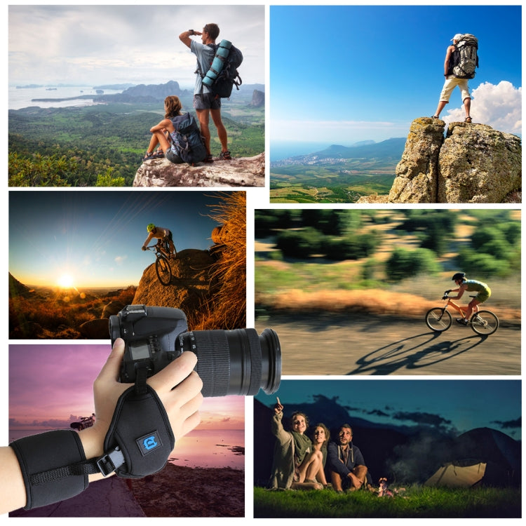 PULUZ Soft Neoprene Hand Grip Wrist Strap with 1/4 inch Screw Plastic Plate for SLR / DSLR Cameras PULUZ Soft Neoprene Hand Grip Wrist Strap with 1/4 inch Screw Plastic Plate for SLR / DSLR Cameras
