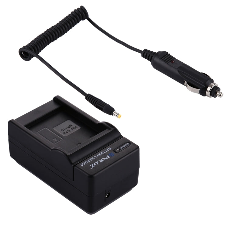 PULUZ Digital Camera Battery Car Charger for Casio NP-110 Battery, NP-110 Car Charger PULUZ Digital Camera Battery Car Charger for Casio NP-110 Battery, NP-110 Car Charger