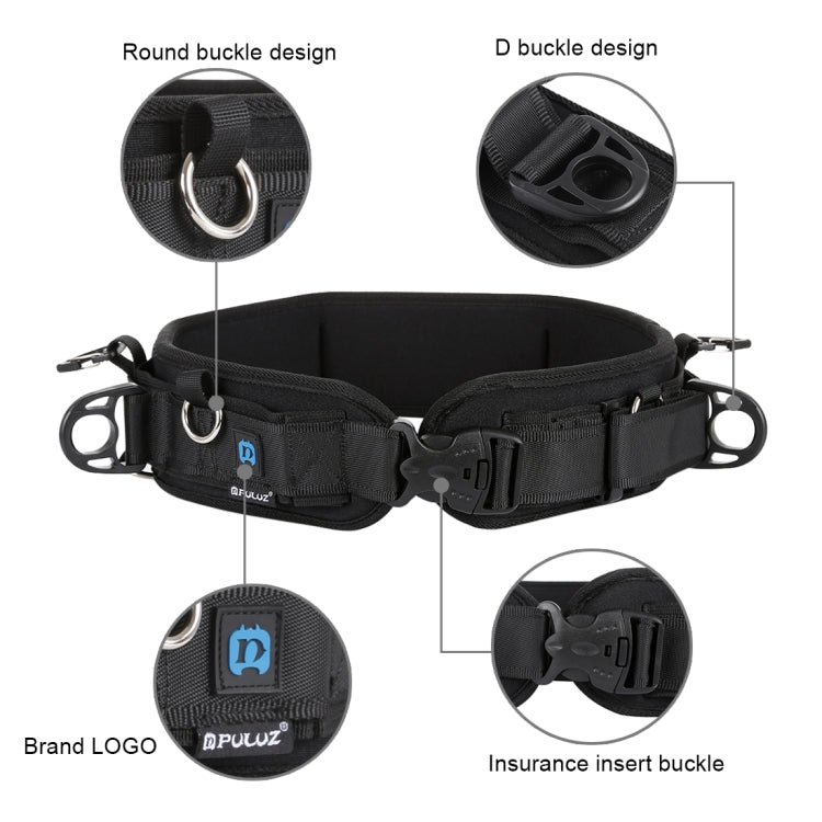 PULUZ Multi-functional Bundle Waistband Strap Belt  with Hook for SLR / DSLR Cameras PULUZ Multi-functional Bundle Waistband Strap Belt  with Hook for SLR / DSLR Cameras