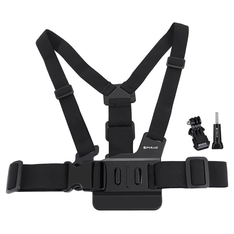 PULUZ Adjustable Body Mount Belt Chest Strap with J Hook Mount & Long Screw for GoPro, Insta360, DJI and Other Action Cameras PULUZ Adjustable Body Mount Belt Chest Strap with J Hook Mount & Long Screw for GoPro, Insta360, DJI and Other Action Cameras