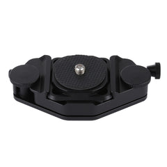 Clip de cámara de captura PULUZ Clip de liberación rápida de aleación de aluminio CNC con placa