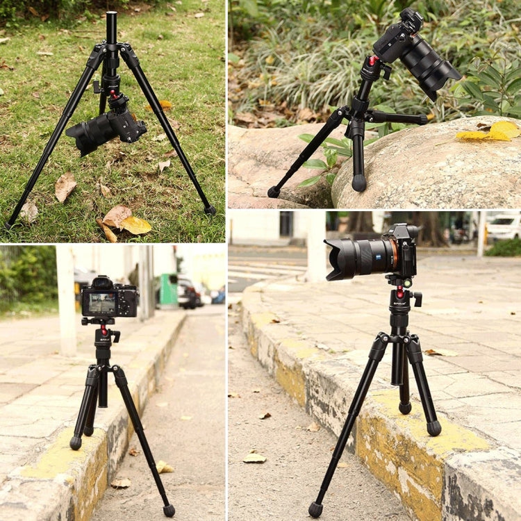 PULUZ  Pocket Mini Microspur Photos Magnesium Alloy Tripod Mount with 360 Degree Ball Head  for DSLR &  Digital Camera, Adjustable Height: 24.5-57cm, Load Max: 3kg, Microspur Tripod PULUZ  Pocket Mini Microspur Photos Magnesium Alloy Tripod Mount with 360 Degree Ball Head  for DSLR &  Digital Camera, Adjustable Height: 24.5-57cm, Load Max: 3kg, Microspur Tripod