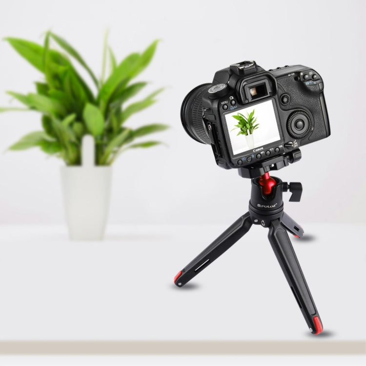 PULUZ Pocket Mini Metal Desktop Tripod Mount with 360 Degree Ball Head for DSLR & Digital Cameras, Adjustable Height: 11-21cm, Desktop Tripod with Head PULUZ Pocket Mini Metal Desktop Tripod Mount with 360 Degree Ball Head for DSLR & Digital Cameras, Adjustable Height: 11-21cm, Desktop Tripod with Head