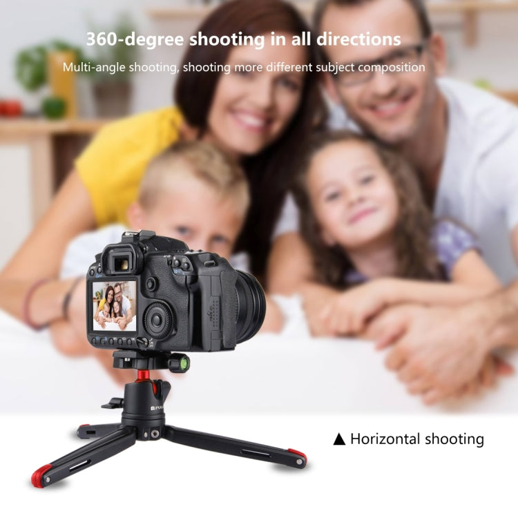 PULUZ Pocket Mini Metal Desktop Tripod Mount with 360 Degree Ball Head for DSLR & Digital Cameras, Adjustable Height: 11-21cm, Desktop Tripod with Head PULUZ Pocket Mini Metal Desktop Tripod Mount with 360 Degree Ball Head for DSLR & Digital Cameras, Adjustable Height: 11-21cm, Desktop Tripod with Head