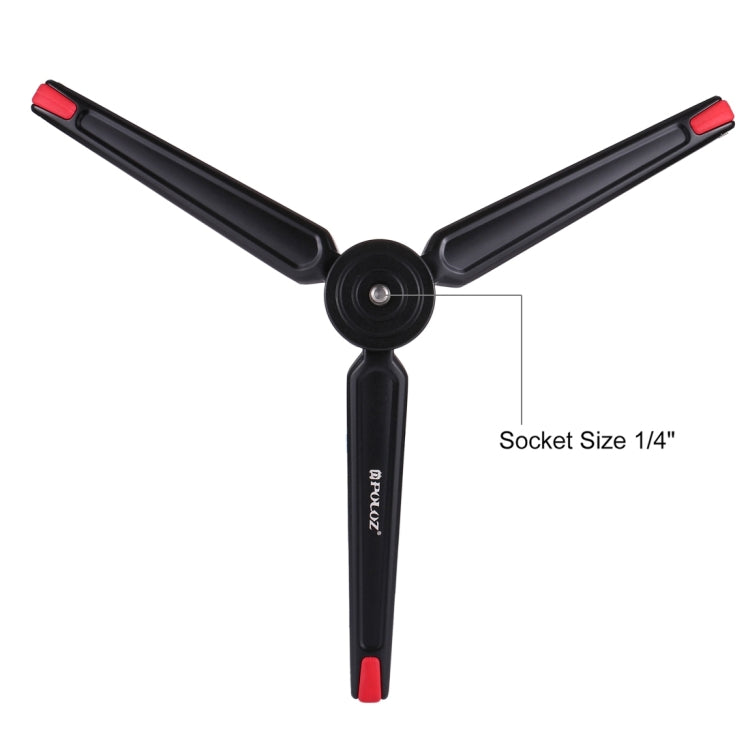 PULUZ Pocket Mini Metal Desktop Tripod Mount with 1/4 inch to 3/8 inch Thread Adapter Screw for DSLR & Digital Cameras, Adjustable Height: 4.5-15cm, Load: 20kg PULUZ Pocket Mini Metal Desktop Tripod Mount with 1/4 inch to 3/8 inch Thread Adapter Screw for DSLR & Digital Cameras, Adjustable Height: 4.5-15cm, Load: 20kg