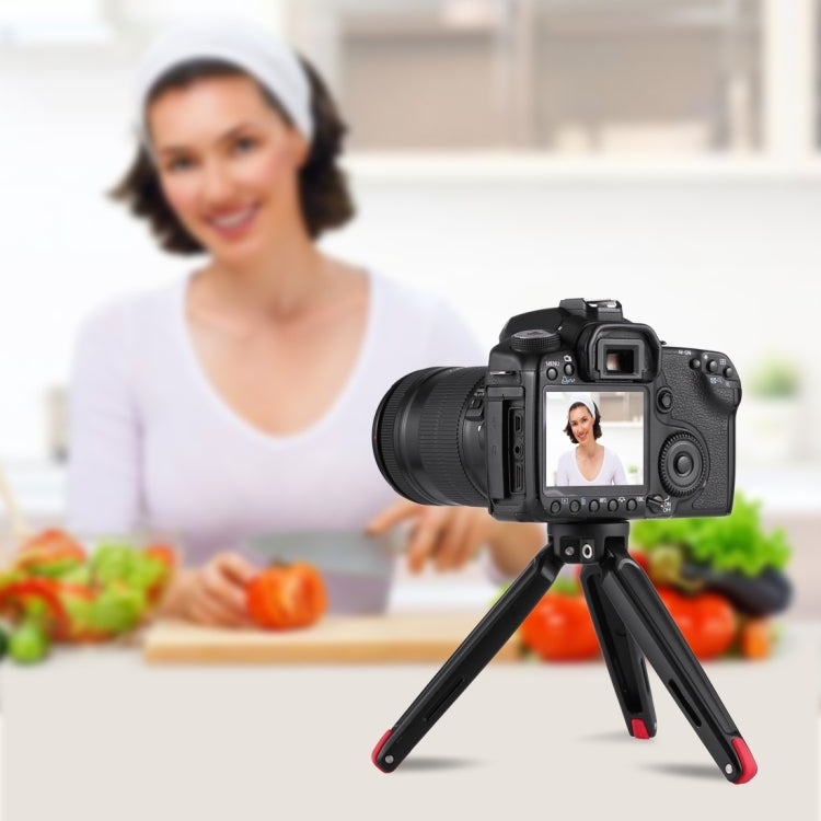 PULUZ Pocket Mini Metal Desktop Tripod Mount with 1/4 inch to 3/8 inch Thread Adapter Screw for DSLR & Digital Cameras, Adjustable Height: 4.5-15cm, Load: 20kg PULUZ Pocket Mini Metal Desktop Tripod Mount with 1/4 inch to 3/8 inch Thread Adapter Screw for DSLR & Digital Cameras, Adjustable Height: 4.5-15cm, Load: 20kg